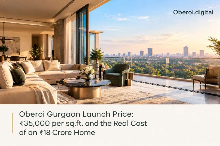Oberoi Gurgaon Launch Price: ₹35,000 per sq.ft. and the Real Cost of an ₹18 Crore Home